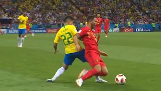 Hazard vs Fagner  copa 2018 [upl. by Asillim77]