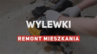 Remont mieszkania 4  usuwanie subitu wylewki równanie podłogi [upl. by Leiahtan]