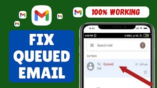 How to Fix QueuedNot Sending Email on Gmail 100 Working  gmail app  Hindi [upl. by Reece917]