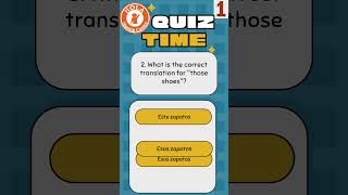 Test your knowledge on Demonstrative Adjectives in Spanish beginnerspanish languagequiz [upl. by Decato]