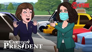 Cartoon Susan Collins Dodges Everyones Questions Ep 316 Clip  Our Cartoon President  SHOWTIME [upl. by Ahsitneuq267]