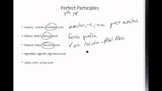 Deponent Participles [upl. by Broadbent523]