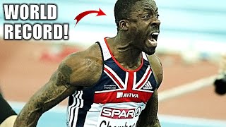 Nobody Saw This Coming  Dwain Chambers Breaks World Record In 60 Meter Dash Masters 45 Div [upl. by Querida]