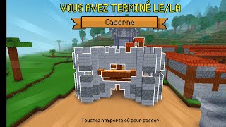 on termine la Caserne sur block craft [upl. by Atteugram606]