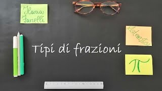 Frazioni proprie improprie apparenti e complementari [upl. by Tootsie]