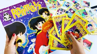 ¡Abrimos sobres VIEJITOS👦💦👩 REVIEW Álbum RANMA 12 1998 Navarrete Mexico [upl. by Akinwahs524]