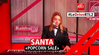 Santa interprète quotPopcorn saléquot dans LeDriveRTL2 070224 [upl. by Odlaw464]