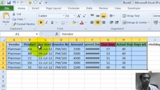 Calculate Days Between Two Dates in Excel [upl. by Azarcon]