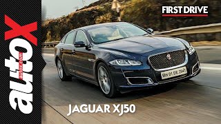 Jaguar XJ50 Review  First Drive  autoX [upl. by Rohpotsirhc766]