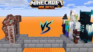 Mutant Ancient Debris Golem vs Every mobs in Minecraft  Warden  Mutant mobs Mowzies Mobs [upl. by Keslie]