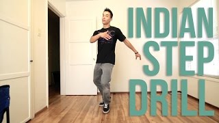 How to Breakdance  Indian Step Drill  Top Rock Basics [upl. by Ennairej]