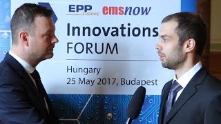 Interview with Istvan Latos Nordson MatriX at InnovationsFORUM Hungary 2017 [upl. by Maisie879]