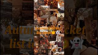 Autumn bucket list ideas 👻🎃🫶🏻autumn bucketlist halloween [upl. by Michell]