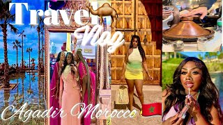 MOROCCO TRAVEL VLOG PART 1 EXPLORING AGADIR BEACHES GOING INTO THE CITY  GIRLS TRIP 🌸 [upl. by Sadirah]