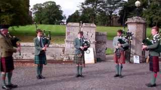 Mairis Wedding Bagpipes Scone Palace Perth Perthshire Scotland [upl. by Tisbee490]