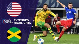 USA vs Jamaica Extended Highlights  CONCACAF Nations League  CBS Sports Golazo [upl. by Gabrielle139]