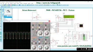 PWM  PIC C  PROTEUS [upl. by Anuaik428]