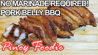 Pork Belly Barbeque  NO MARINADE REQUIRED [upl. by Anitteb]