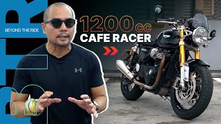 2021 Triumph Thruxton RS Review  Beyond the Ride [upl. by Genesia]