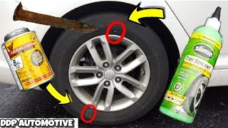 How To EASILY Repair Damage To The Sidewall of A Car Tire [upl. by Niwroc]