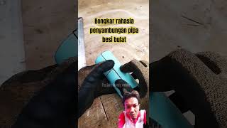 Tukang las bongkar rahasia penyambungan besi bulat welding welder shorts [upl. by Roslyn472]