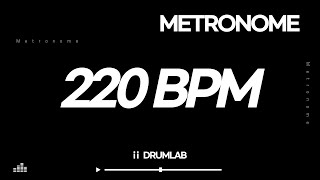 메트로놈 220 BPM  Metronome [upl. by Dianna]