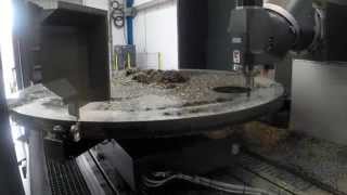 Yamal Jib Crane Base Machining [upl. by Nilyak]