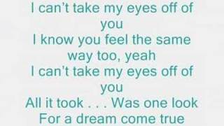 High School Musical I Cant Take My Eyes Off Of You LYRICS [upl. by Marji142]