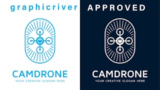 Camera Drone Logo Design Tutorial [upl. by Archangel]