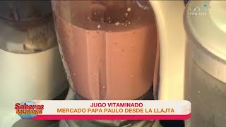 Desde la capital gastronómica nos prepararon un riquísimo jugo vitaminado [upl. by Euqinomod]