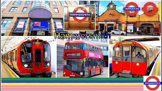 Trains amp Buses at Hammersmith Station  29082022 [upl. by Lativa398]