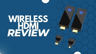 Review Wireless HDMI Transmitter and Receiver 1080P 60HZNot for 1080i 98FT DualBand WiFi [upl. by Eiraminot719]