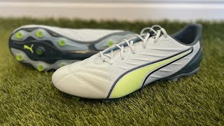 Puma King Pro FGAG Boots Review  On Feet amp Unboxing ASMR [upl. by Emanuela]