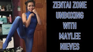 Zentai Zone Unboxing with Maylee Nives  Chun Li Alpha Suit [upl. by Libbi]