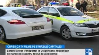 Un tânăr cu Porscheul a pus pe jar poliţia [upl. by Umberto]