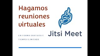 CREA TUS REUNIONES USANDO JITSI MEET [upl. by Adyl2]