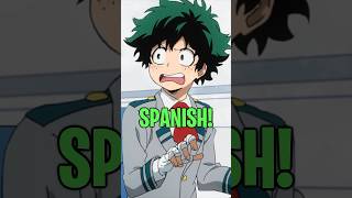 Basic Spanish at UA High🗣️💀  My Hero Academia Abridged shorts [upl. by Gonzalez]