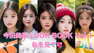 【今田美桜似】LOOK BOOK Vol1 私を見て💖 今田美桜 lookbook ai美女 そっくりさん 可愛い [upl. by Luane634]