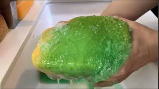 PINE SOL 🌲  DISH SOAP 💚 SUDS ✨ From The Vault ✨  sponge ASMR [upl. by Hudis]