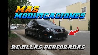 MAS MODIFICACIONES AL BORA  REJILLAS PERFORADAS  POLARIZADO  QUITAR PINTURA [upl. by Yenttihw832]