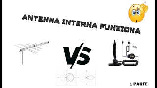 ANTENNA INTERNA TV FUNZIONA VERAMENTE 1 PARTE [upl. by Nyrmak]