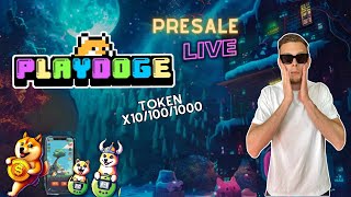 END PRESALE PLAYDOGE PLAY TO EARN DOGECOIN E MEME UNITI 🚀💎 [upl. by Sidnac]