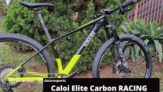 Bicicleta Caloi Elite Carbon Racing Shimano Deore XT MTB Aro 29 [upl. by Mulry885]