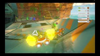 Obliteracers 2016 Online Gameplay Top Down Racing Video Game Xbox One [upl. by Elletse]