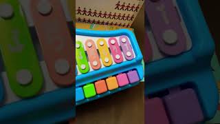 Hamley’s xylophone musicial playing🤓🤓🤓 cutebaby aadi musicalplaytime hamleys xylophone [upl. by Olli]