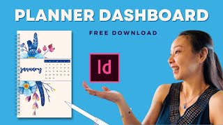 Free Download  Planner Dashboard  Easy Indesign Tutorial [upl. by Hannibal]