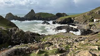 Kynance cove  Cornwall  November 2022  High Tide [upl. by Morville658]