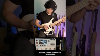 DANN HUFF Glory of Love Guitar Clean Tone with HOTONE Ampero II Stage and Tuner Press by Alvin [upl. by Ahsinned]