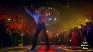 Saturday Night Fever  1977  Dance Scene  John Travolta  Bee Gees quotYou Should be Dancingquot [upl. by Enoek]