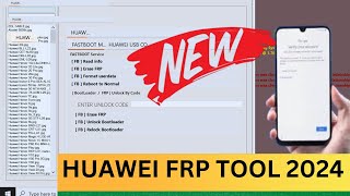 HUAWEI FRP TOOL 2024 BYPASS ALL CUP QUALCOMMKIRIN  HUAWEI ID REMOVE ONE CLICK  Frpbypass [upl. by Ajat]